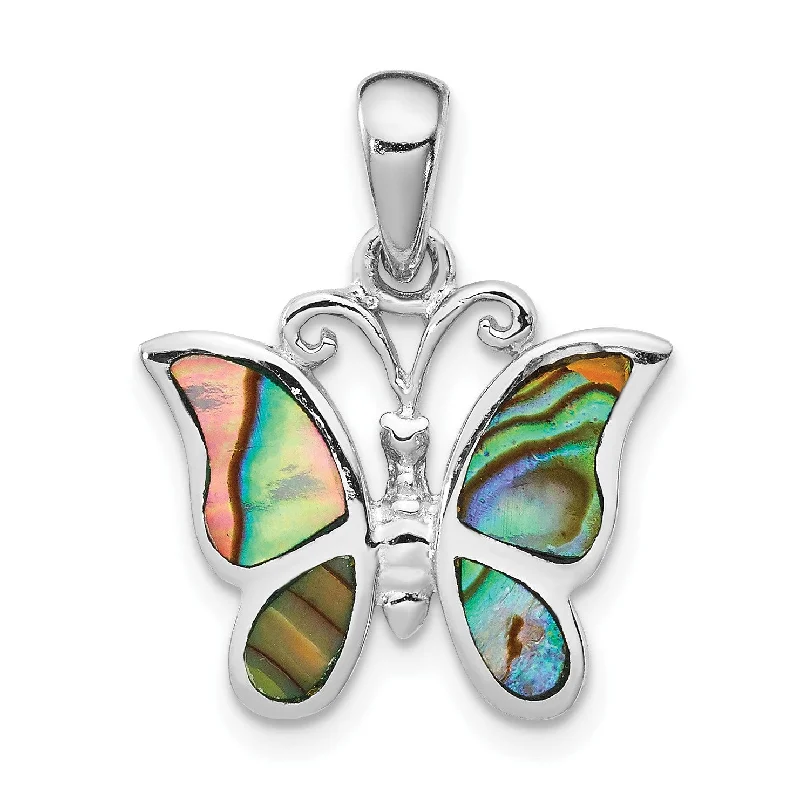 Discover Unique Jewelry With Special Limited-Time Offers Sterling Silver 18-inch Abalone Butterfly Necklace Discover Unique Jewelry With Special Limited-Time Offers Sterling Silver 18-inch Abalone Butterfly Necklace