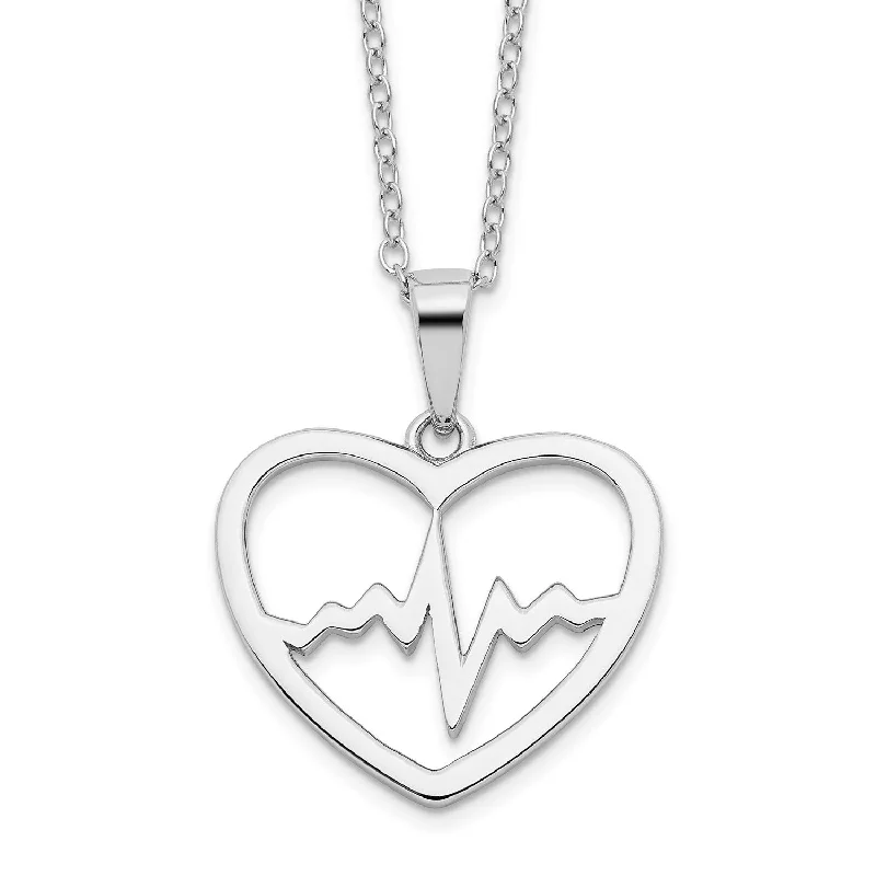 Jewelry Flash Sale – Stylish Designs At Unbeatable Rates Sterling Silver 18-inch Heart Pendant Jewelry Flash Sale – Stylish Designs At Unbeatable Rates Sterling Silver 18-inch Heart Pendant