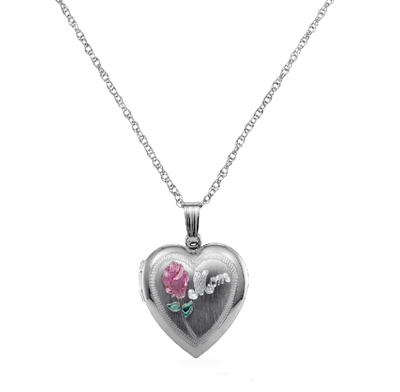 Personalized Jewelry Sale – Unique Gifts At Low Prices Sterling Silver 19MM 18-inch Locket Heart Mom Flower Pendant Personalized Jewelry Sale – Unique Gifts At Low Prices Sterling Silver 19MM 18-inch Locket Heart Mom Flower Pendant