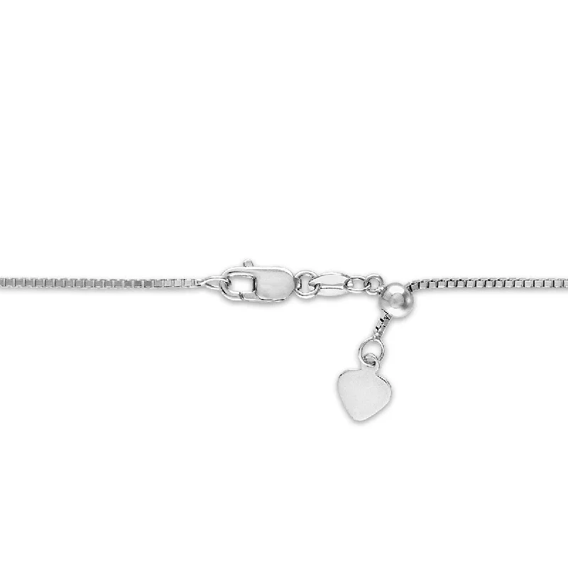 Flash Sale On Stunning Jewelry – Don't Miss Out Sterling Silver 22-inch 0.8MM Adjustable Box Chain Flash Sale On Stunning Jewelry – Don't Miss Out Sterling Silver 22-inch 0.8MM Adjustable Box Chain