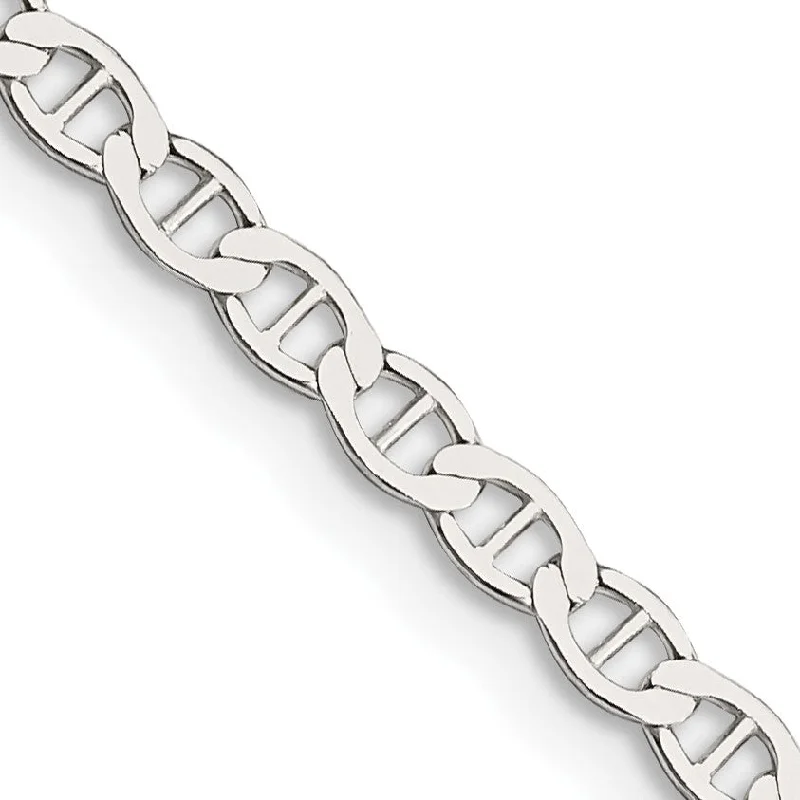 Unmissable Jewelry Clearance – Final Reductions Sterling Silver 24-inch 3.1MM Anchor Link Flat Chain