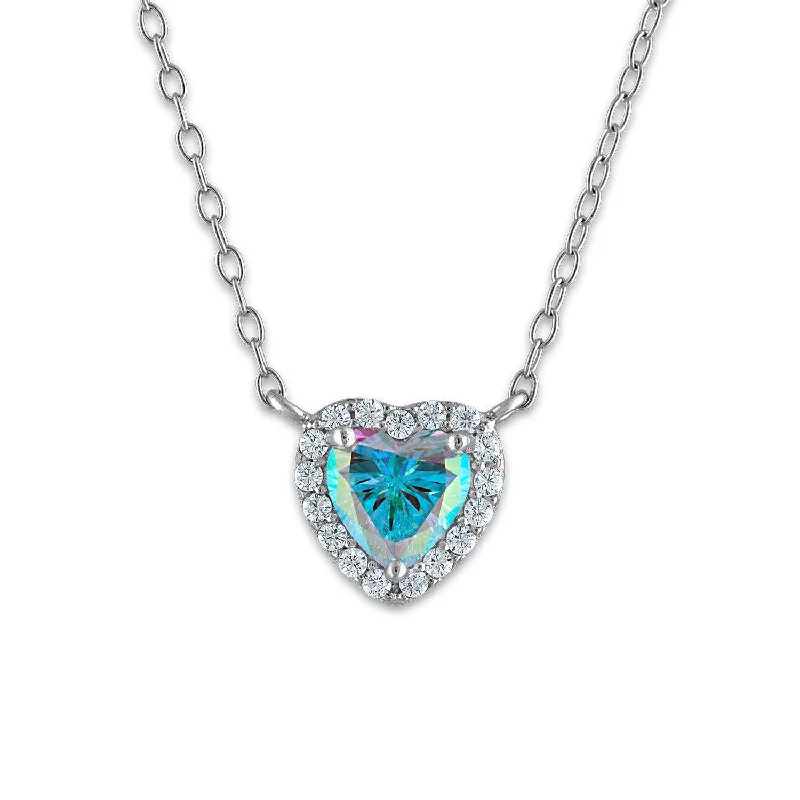 Limited-Time Jewelry Sale – Don't Miss These Deals Sterling Silver 6MM Heart Shape Cubic Zirconia 18-inch Halo Pendant Limited-Time Jewelry Sale – Don't Miss These Deals Sterling Silver 6MM Heart Shape Cubic Zirconia 18-inch Halo Pendant