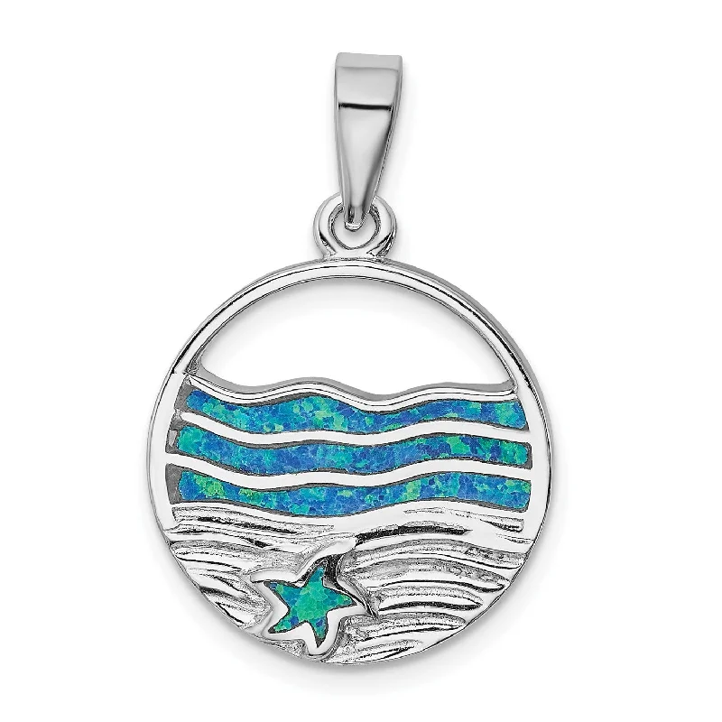 Breathtaking Jewelry At Limited-Time Savings Sterling Silver Opal 29.6X19.7MM 19.7MM Starfish Pendant-Chain Not Included Breathtaking Jewelry At Limited-Time Savings Sterling Silver Opal 29.6X19.7MM 19.7MM Starfish Pendant-Chain Not Included