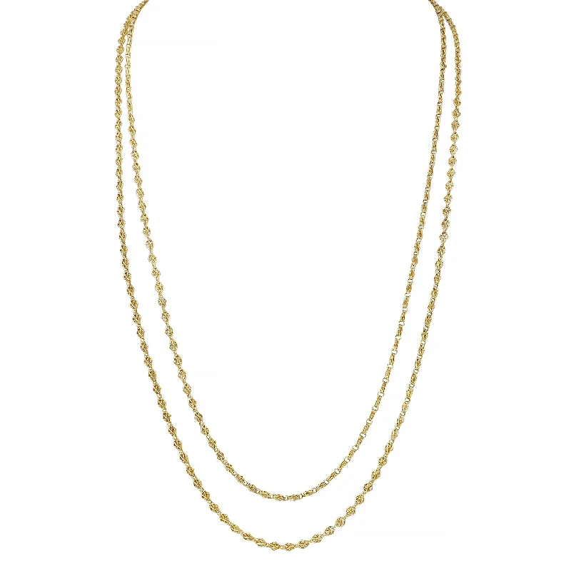Best Jewelry Deals – Premium Quality At Exclusive Discounts Victorian French 18 Karat Yellow Gold 62 IN Long Antique Fancy Link Chain Best Jewelry Deals – Premium Quality At Exclusive Discounts Victorian French 18 Karat Yellow Gold 62 IN Long Antique Fancy Link Chain