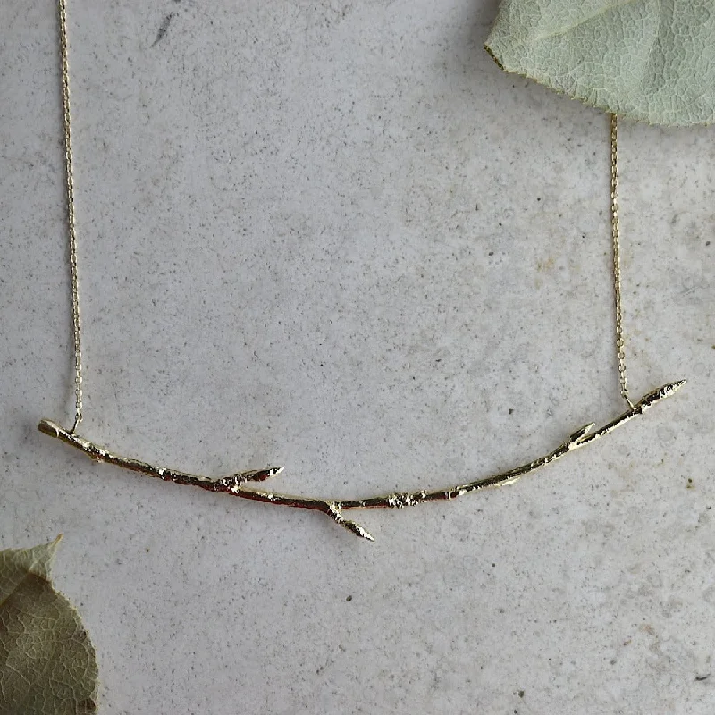 Seasonal Jewelry Sale – Upgrade Your Style Today 14ky Large Branch Necklace