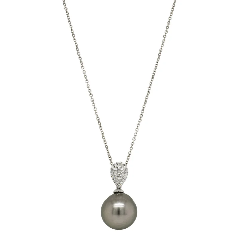 Best Jewelry Sale Prices – Limited-Time Offer 18ct White Gold 13.1mm Tahitian Pearl & Diamond Aegean Pendant Best Jewelry Sale Prices – Limited-Time Offer 18ct White Gold 13.1mm Tahitian Pearl & Diamond Aegean Pendant