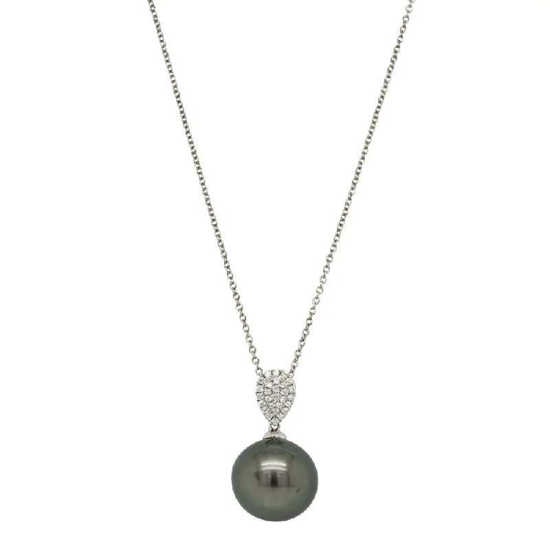 Exclusive Jewelry Sale – Grab Timeless Pieces Now 18ct White Gold 13.9mm Tahitian Pearl & Diamond Aegean Pendant Exclusive Jewelry Sale – Grab Timeless Pieces Now 18ct White Gold 13.9mm Tahitian Pearl & Diamond Aegean Pendant