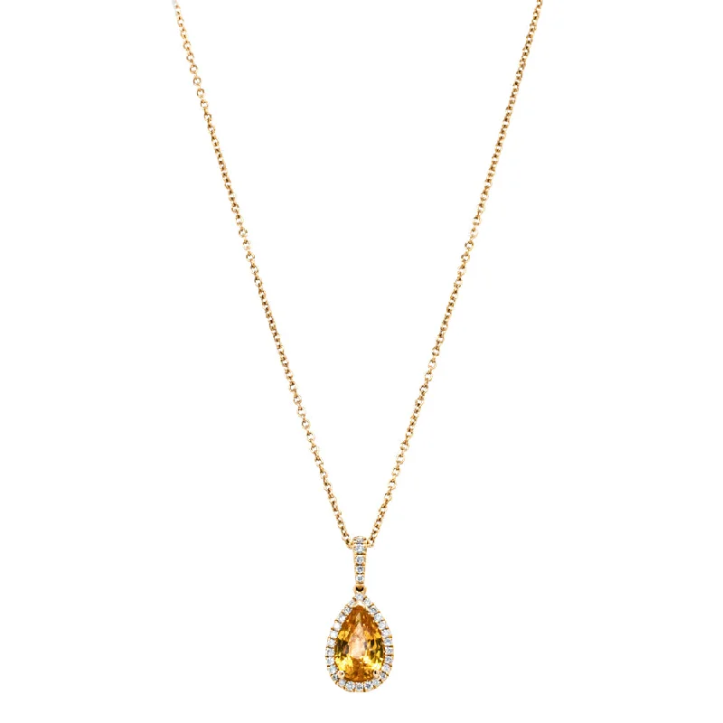 Flash Sale On Stunning Jewelry – Don't Miss Out 18ct Yellow Gold 2.02ct Golden Sapphire & Diamond Sierra Pendant Flash Sale On Stunning Jewelry – Don't Miss Out 18ct Yellow Gold 2.02ct Golden Sapphire & Diamond Sierra Pendant