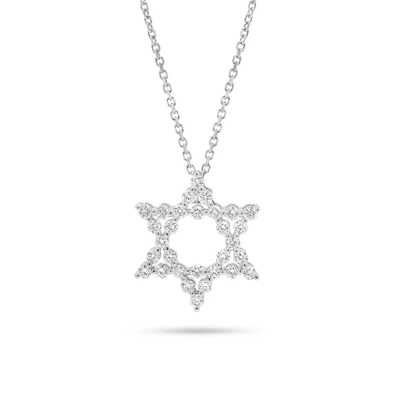 Sparkle On A Budget – Fine Jewelry For Less Round Diamond Star of David Pendant Necklace Sparkle On A Budget – Fine Jewelry For Less Round Diamond Star of David Pendant Necklace