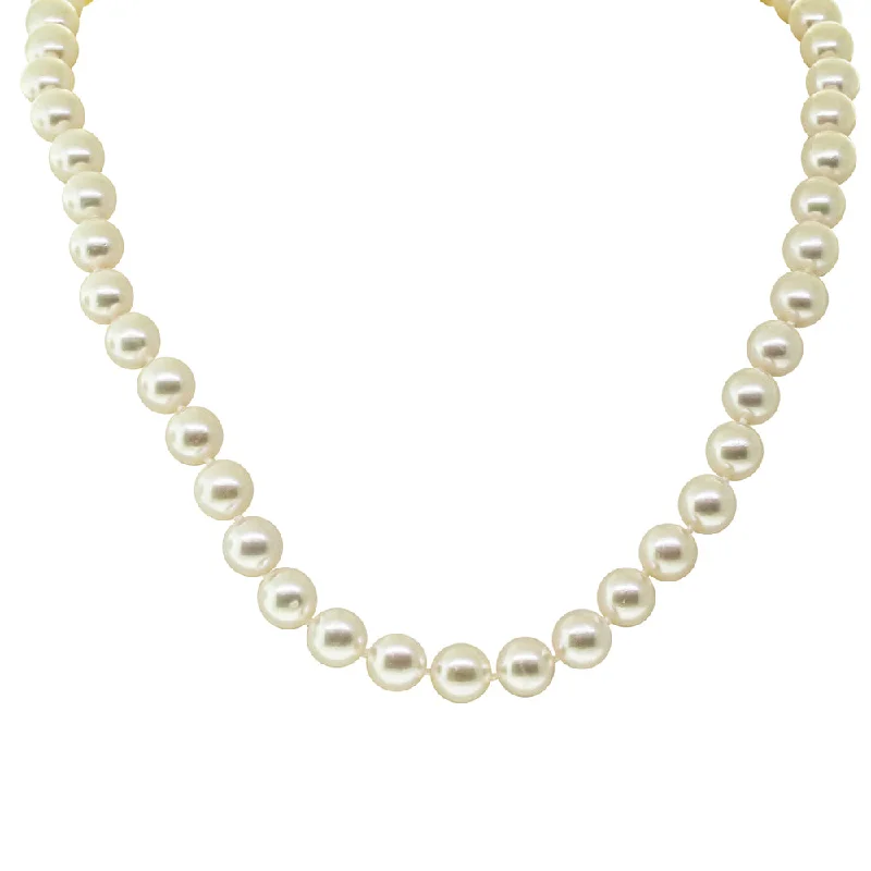 Limited Stock On Premium Jewelry At Low Prices 9ct Yellow Gold Akoya Pearl Strand