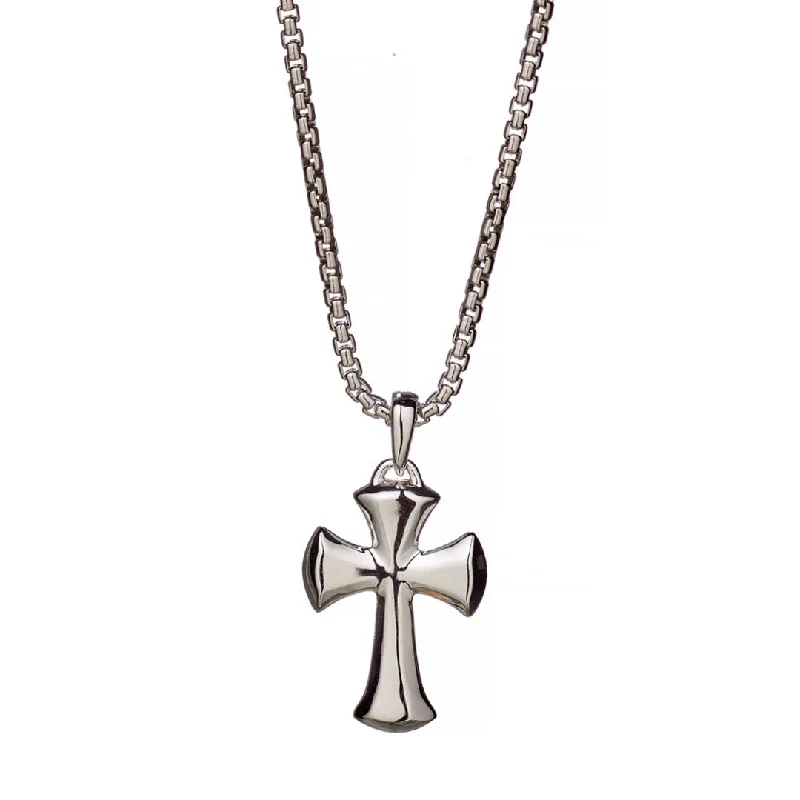 Affordable Gold-Plated Jewelry For Modern Fashion Hope Cross Silver Necklace