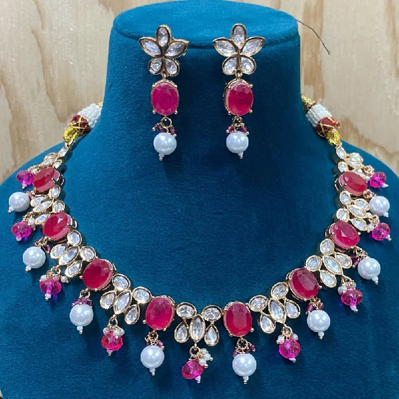 Your Dream Jewelry At Dream Prices – Shop Now Amoliya Jewels Gold Plated Polki Kundan And Beads Necklace Set Your Dream Jewelry At Dream Prices – Shop Now Amoliya Jewels Gold Plated Polki Kundan And Beads Necklace Set