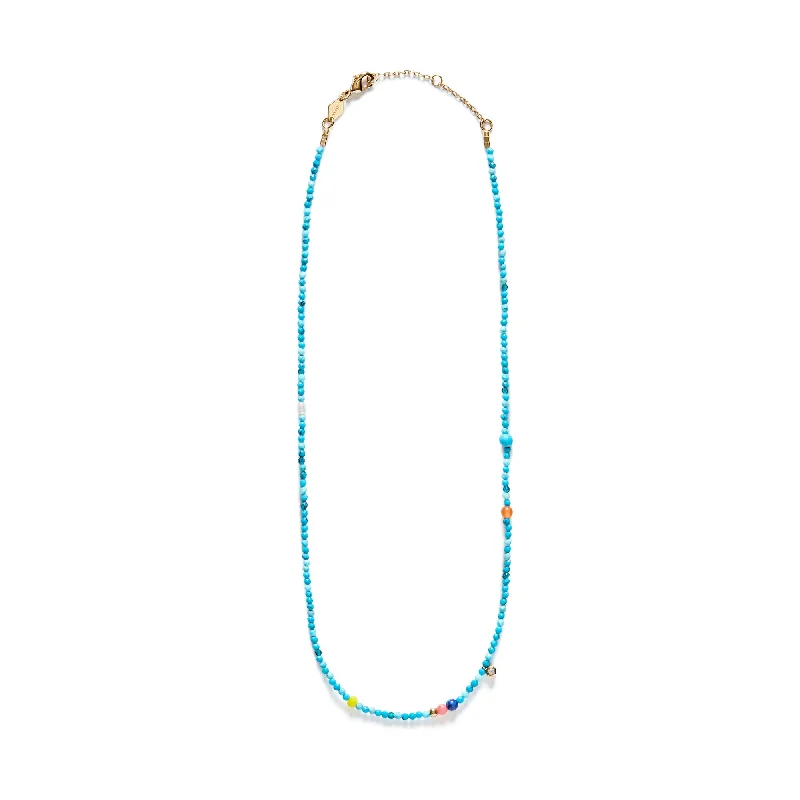 Sparkle On A Budget – Fine Jewelry For Less Dotty Gold Plated Necklace w. Mixed Beads Sparkle On A Budget – Fine Jewelry For Less Dotty Gold Plated Necklace w. Mixed Beads
