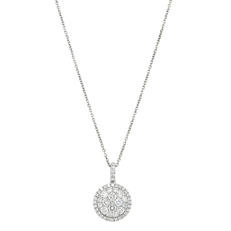 Shop Stylish Jewelry Now And Save Big Deja Vu 18ct White Gold 1.34ct Diamond Cluster Pendant Shop Stylish Jewelry Now And Save Big Deja Vu 18ct White Gold 1.34ct Diamond Cluster Pendant