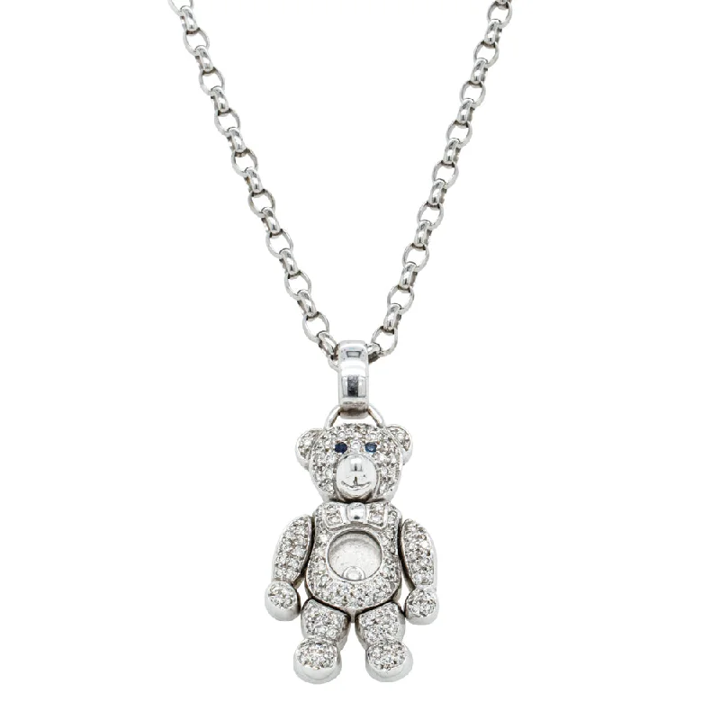Limited-Stock Jewelry Sale – Once It's Gone, It's Gone Deja Vu 18ct White Gold Diamond Teddy Bear Pendant Limited-Stock Jewelry Sale – Once It's Gone, It's Gone Deja Vu 18ct White Gold Diamond Teddy Bear Pendant