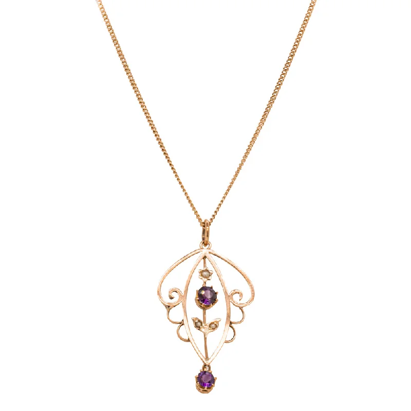 Unlock Unbeatable Jewelry Deals Before They’Re Gone Deja Vu 9ct Rose Gold Amethyst & Seed Pearl Pendant Unlock Unbeatable Jewelry Deals Before They’Re Gone Deja Vu 9ct Rose Gold Amethyst & Seed Pearl Pendant