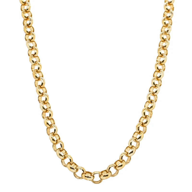 Classic And Modern Jewelry Styles On Sale Deja Vu 9ct Yellow Gold Belcher Link Chain Classic And Modern Jewelry Styles On Sale Deja Vu 9ct Yellow Gold Belcher Link Chain