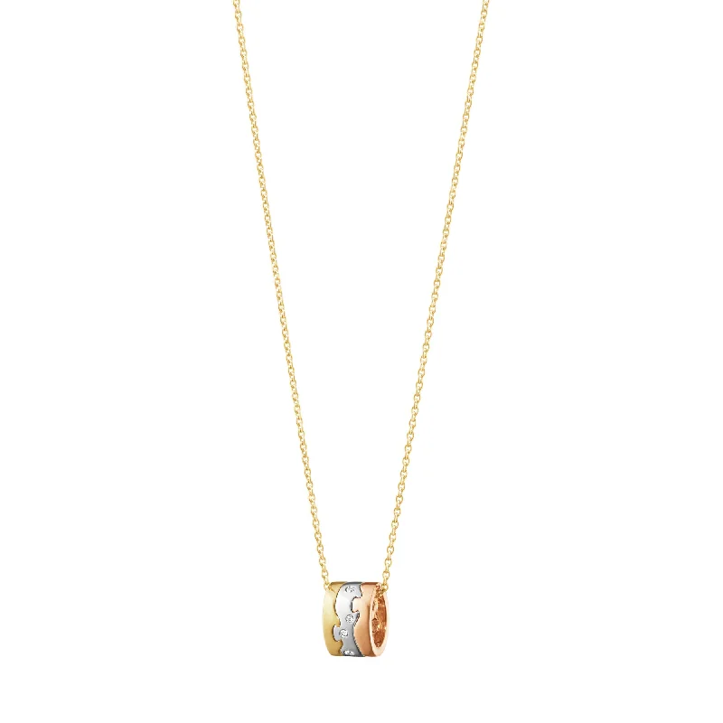 Don't Miss These Dazzling Jewelry Discounts Fusion 18K Gold, White Gold & Rose Gold Necklace w. Diamonds 0.05 ct Don't Miss These Dazzling Jewelry Discounts Fusion 18K Gold, White Gold & Rose Gold Necklace w. Diamonds 0.05 ct