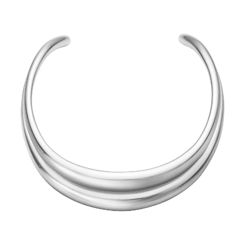 Save On Luxury Jewelry Pieces – Limited-Time Offers Curve Silver Neckring