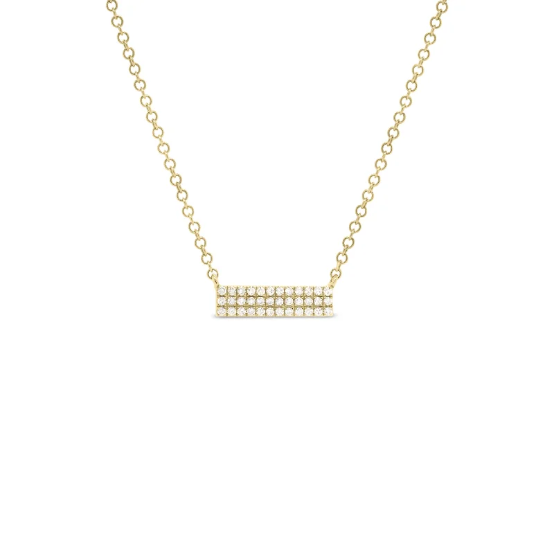 Seasonal Jewelry Clearance – Best Styles At The Lowest Prices Gold Pave Mini Diamond Bar Necklace Seasonal Jewelry Clearance – Best Styles At The Lowest Prices Gold Pave Mini Diamond Bar Necklace