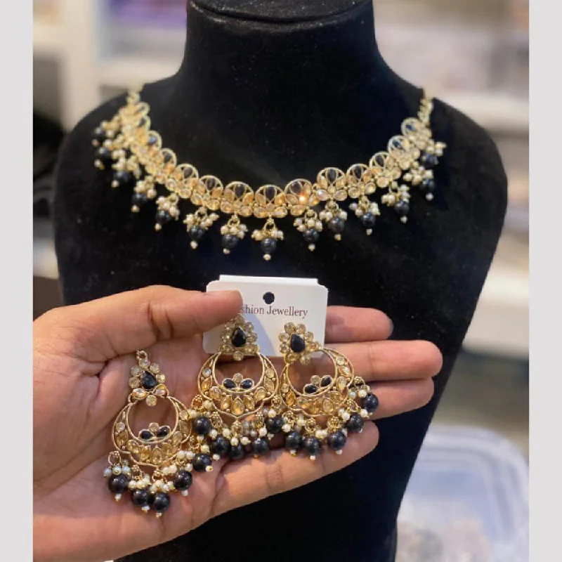Breathtaking Jewelry At Limited-Time Savings Hira Collections Gold Plated Crystal Stone And Beads Necklace Set Breathtaking Jewelry At Limited-Time Savings Hira Collections Gold Plated Crystal Stone And Beads Necklace Set
