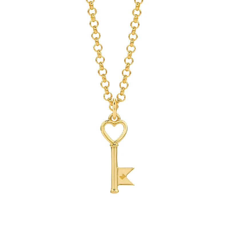Timeless Jewelry Styles At Wallet-Friendly Prices Karen Walker Super Monogram Key Necklace - 9ct Yellow Gold Timeless Jewelry Styles At Wallet-Friendly Prices Karen Walker Super Monogram Key Necklace - 9ct Yellow Gold
