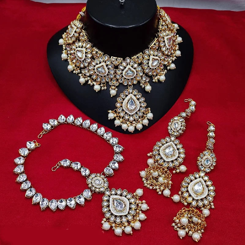 Exclusive Jewelry Sale Event – Shop Now Lucentarts Jewellery Gold Plated Kundan Stone And Beads Necklace Set Exclusive Jewelry Sale Event – Shop Now Lucentarts Jewellery Gold Plated Kundan Stone And Beads Necklace Set