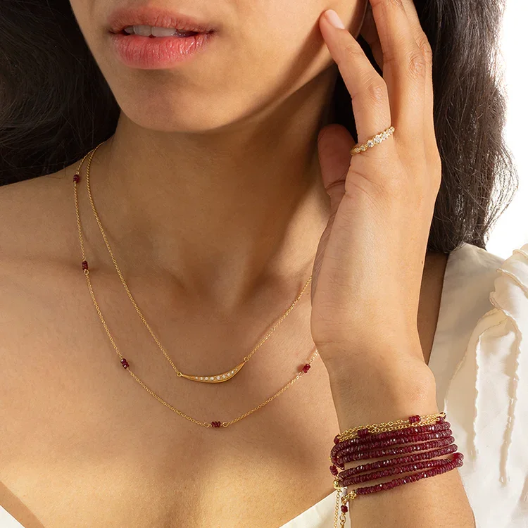 Seasonal Jewelry Deals – Elevate Your Style Luna Blue Sapphire Station Necklace