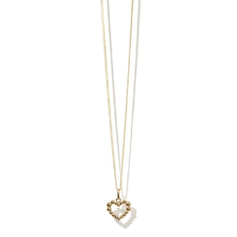 Luxury Jewelry Now At Special Promotional Rates Meadowlark Fizzy Heart Charm Necklace - Gold Plated