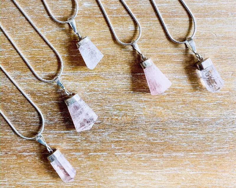 Flash Sale On Elegant Jewelry – Don't Miss Out Morganite Sterling Pendant Necklace