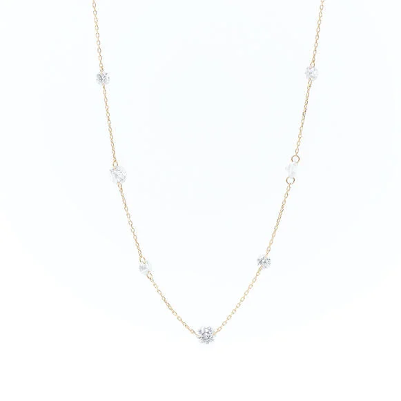 Personalized Jewelry Sale – Meaningful Gifts At Great Prices Danaé 18K Gold Necklace w. 7 Diamonds Personalized Jewelry Sale – Meaningful Gifts At Great Prices Danaé 18K Gold Necklace w. 7 Diamonds