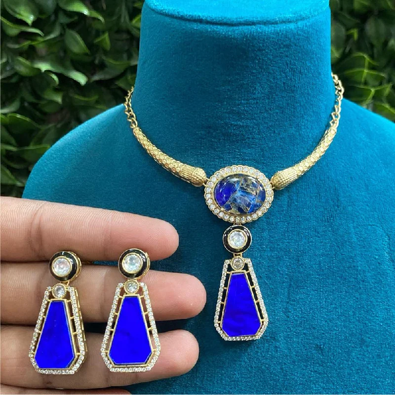 Huge Savings On Premium Jewelry Styles Prime Kundan Jewellery Gold Plated Austrian Stone Necklace Set Huge Savings On Premium Jewelry Styles Prime Kundan Jewellery Gold Plated Austrian Stone Necklace Set