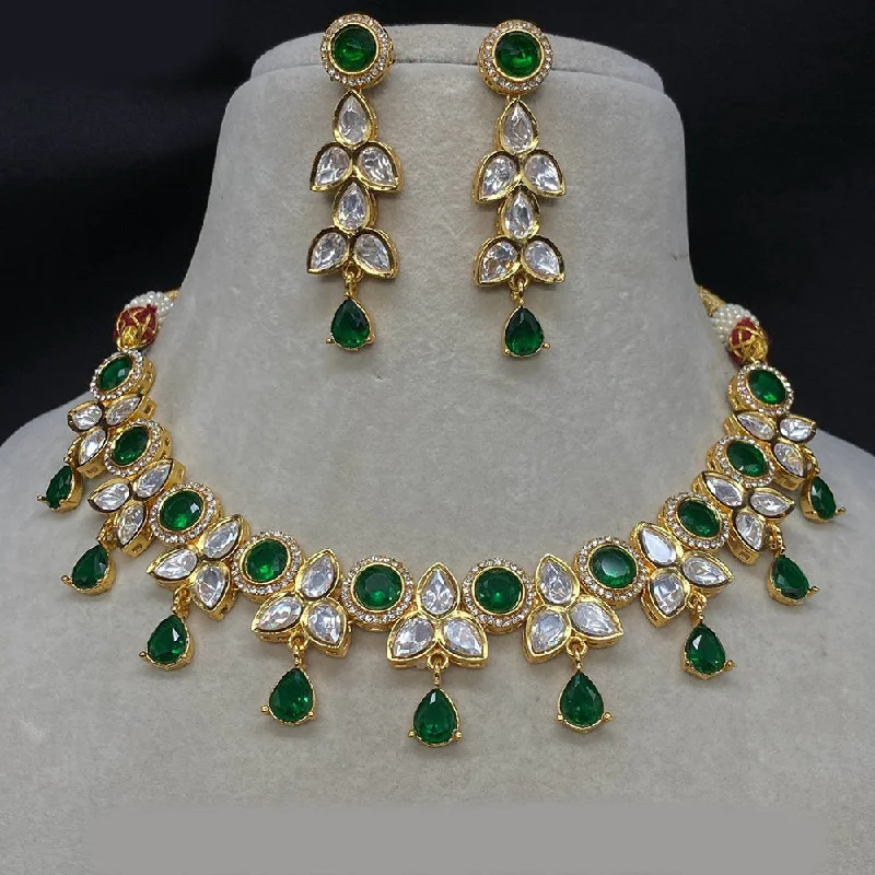 Once-A-Year Jewelry Deals – Shop Before They’Re Gone Prime Kundan Jewellery Gold Plated Polki Kundan And Austrian Stone Necklace Set Once-A-Year Jewelry Deals – Shop Before They’Re Gone Prime Kundan Jewellery Gold Plated Polki Kundan And Austrian Stone Necklace Set