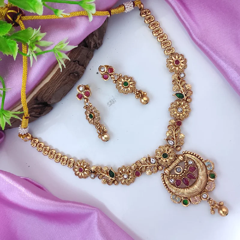 Shop Dazzling Jewelry At The Best Prices Raj Creations Gold Plated Pota Stone Necklace Set Shop Dazzling Jewelry At The Best Prices Raj Creations Gold Plated Pota Stone Necklace Set