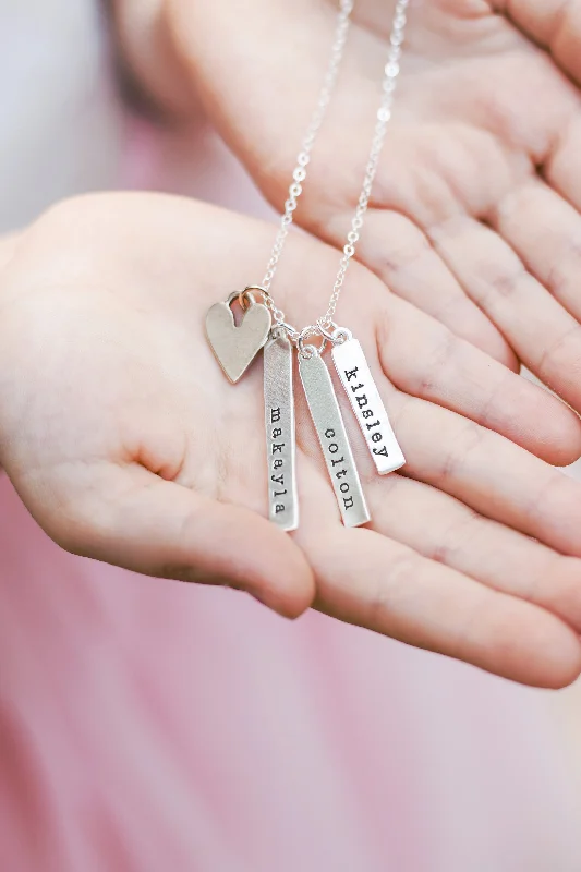 Bohemian-Inspired Jewelry For Free-Spirited Fashion vertical bar necklace {with heart} Bohemian-Inspired Jewelry For Free-Spirited Fashion vertical bar necklace {with heart}