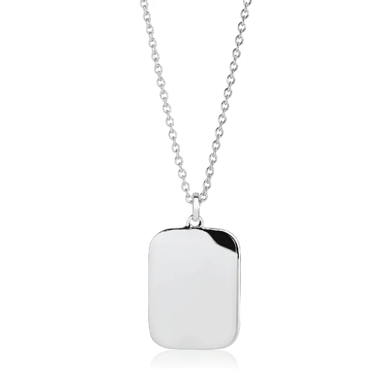 Grab Stylish Jewelry Before The Sale Ends Follina Pianura Quadrato Silver Necklace