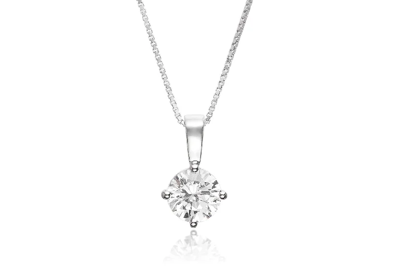 Special Sale On Handcrafted Jewelry – Shop Today Princess Round 8 mm. Silver Necklace w. White Zirconias Special Sale On Handcrafted Jewelry – Shop Today Princess Round 8 mm. Silver Necklace w. White Zirconias