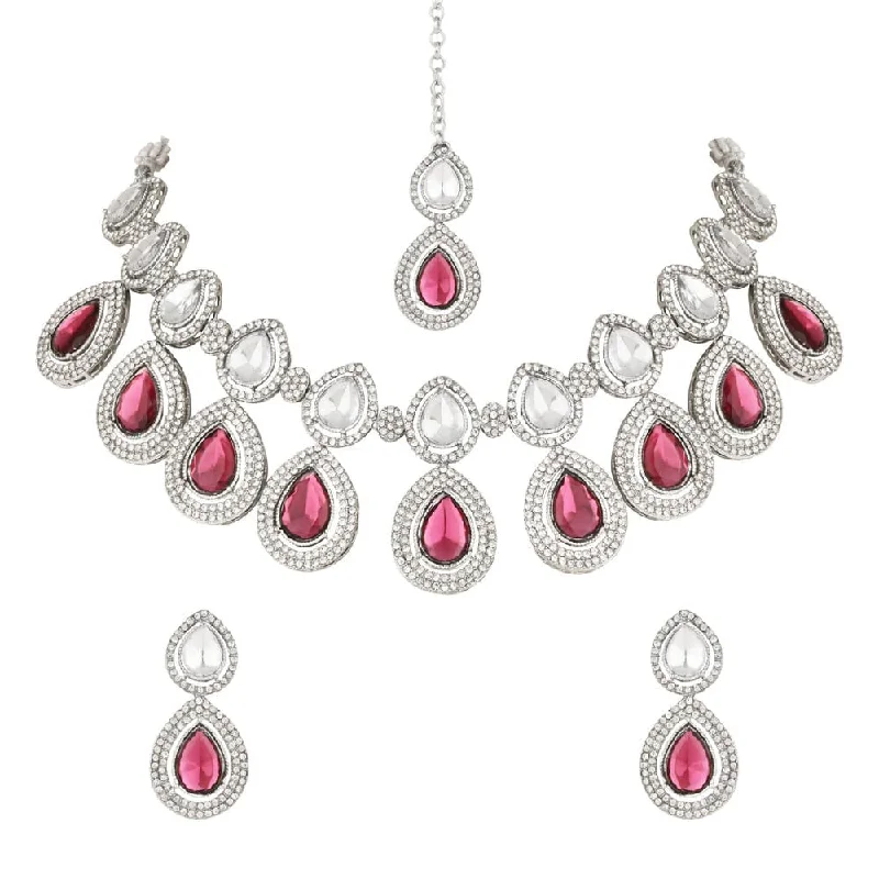 Luxury Meets Affordability – Jewelry Sale Now Live SNERA Silver Plated Austrian Stone Necklace Set Luxury Meets Affordability – Jewelry Sale Now Live SNERA Silver Plated Austrian Stone Necklace Set