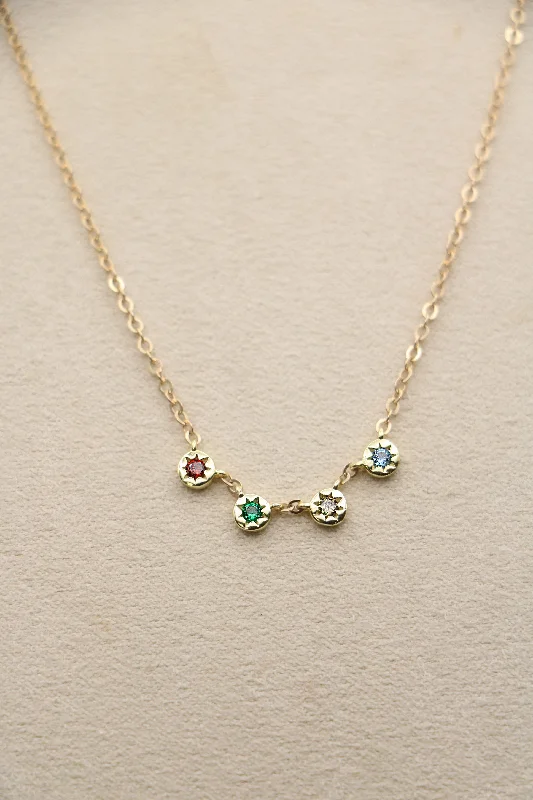 Best-Selling Jewelry Now Available At Special Deals family sunburst birthstone necklace