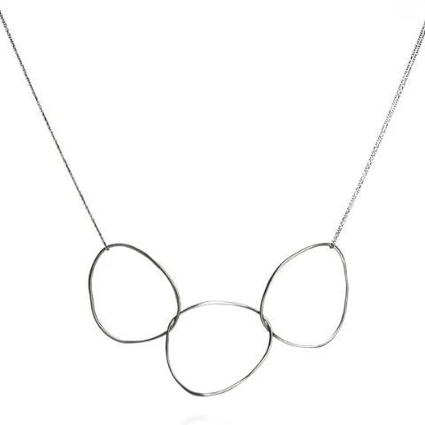 High-Quality Jewelry At A Fraction Of The Cost Three Organic Loop Necklace