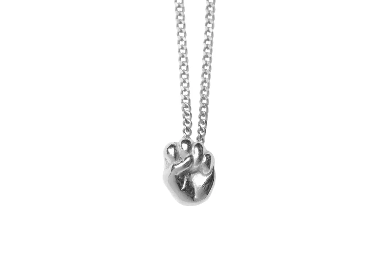 Don't Miss Our Biggest Jewelry Sale Of The Season Sara girlpower Silver Necklace