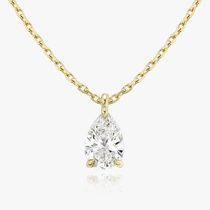 Elegant Jewelry, Exclusive Prices – Shop Now Solitaire Pear 14K Gold Necklace w. Lab-Grown Diamond Elegant Jewelry, Exclusive Prices – Shop Now Solitaire Pear 14K Gold Necklace w. Lab-Grown Diamond