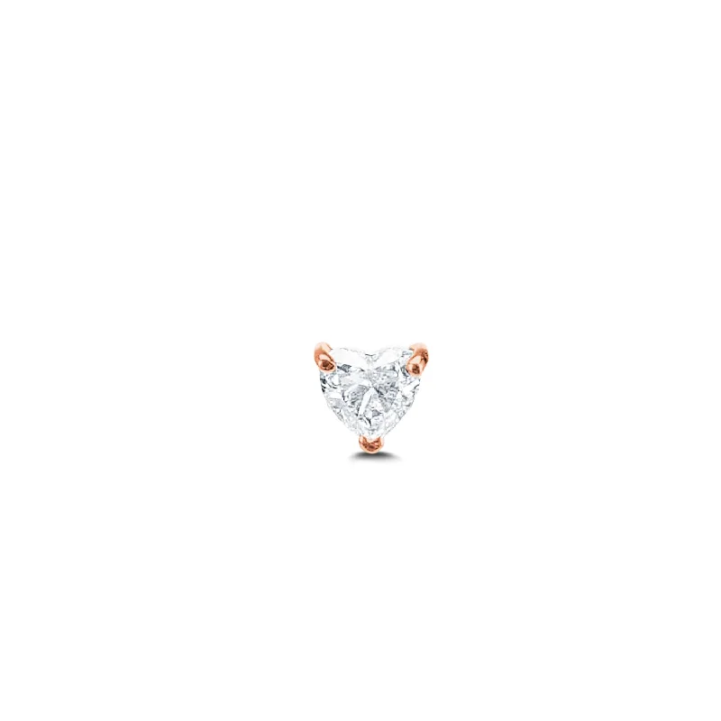 Huge Savings On Timeless Jewelry Collections 0.25ct Floating Diamond Heart Stud