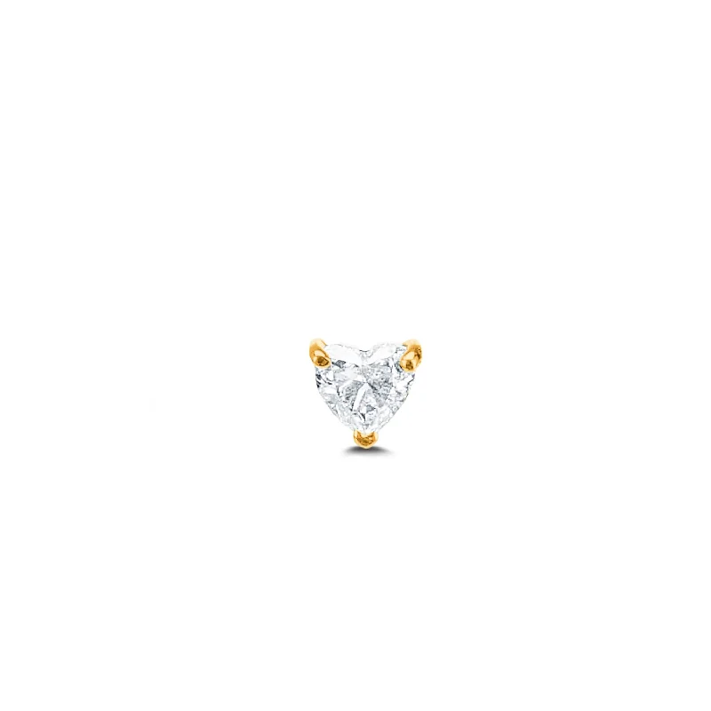 Elegant Jewelry, Exclusive Prices – Shop Now 0.25ct Floating Diamond Heart Stud