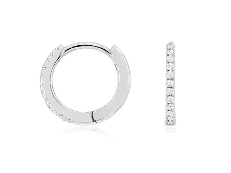 Sparkle More For Less – Jewelry Sale Happening Now 10mm Diamond Hoop Earrings
