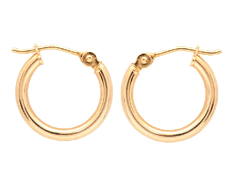 Shop High-Quality Jewelry At Jaw-Dropping Discounts 14K Gold Small Hoop Huggies