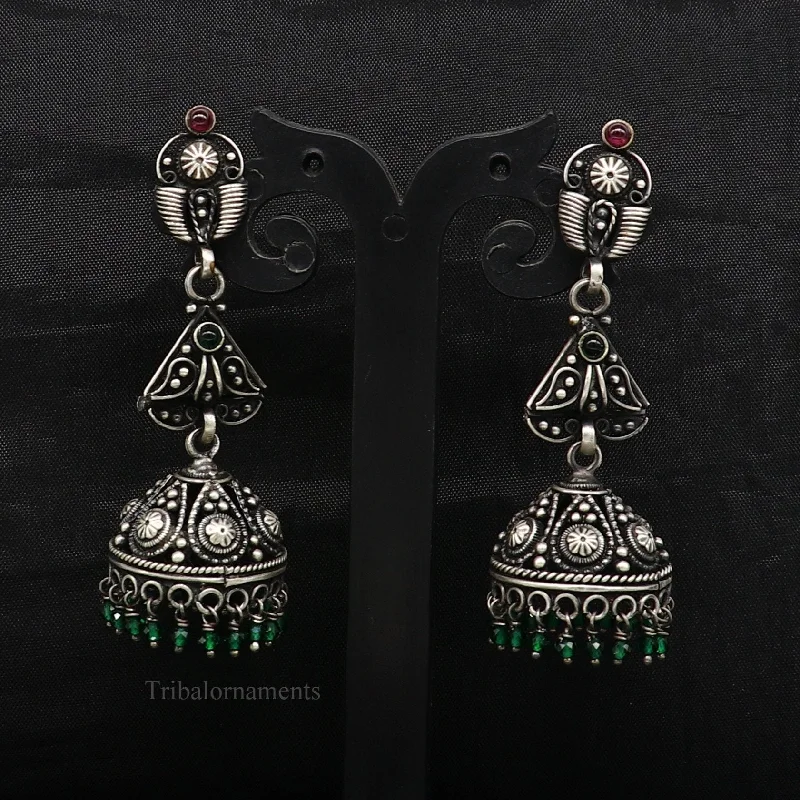 Best Jewelry Sale Prices – Limited-Time Offer 925 sterling silver handmade traditional stylish wedding brides drop dangle stud earring best gifting customized personalized jewelry s948
