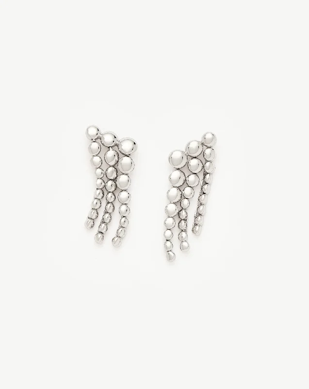 Grab Your Favorite Jewelry At The Lowest Prices Beaded Waterfall Drop Earrings | Sterling Silver Grab Your Favorite Jewelry At The Lowest Prices Beaded Waterfall Drop Earrings | Sterling Silver