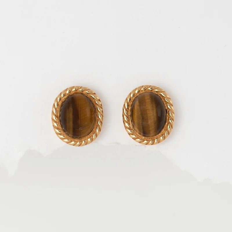 Unmissable Jewelry Sale – Shop Before It's Too Late Bruna Tiger Eye Earrings