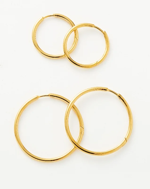 Stunning Statement Jewelry, Unbeatable Discounts Classic Hoop Earring Set